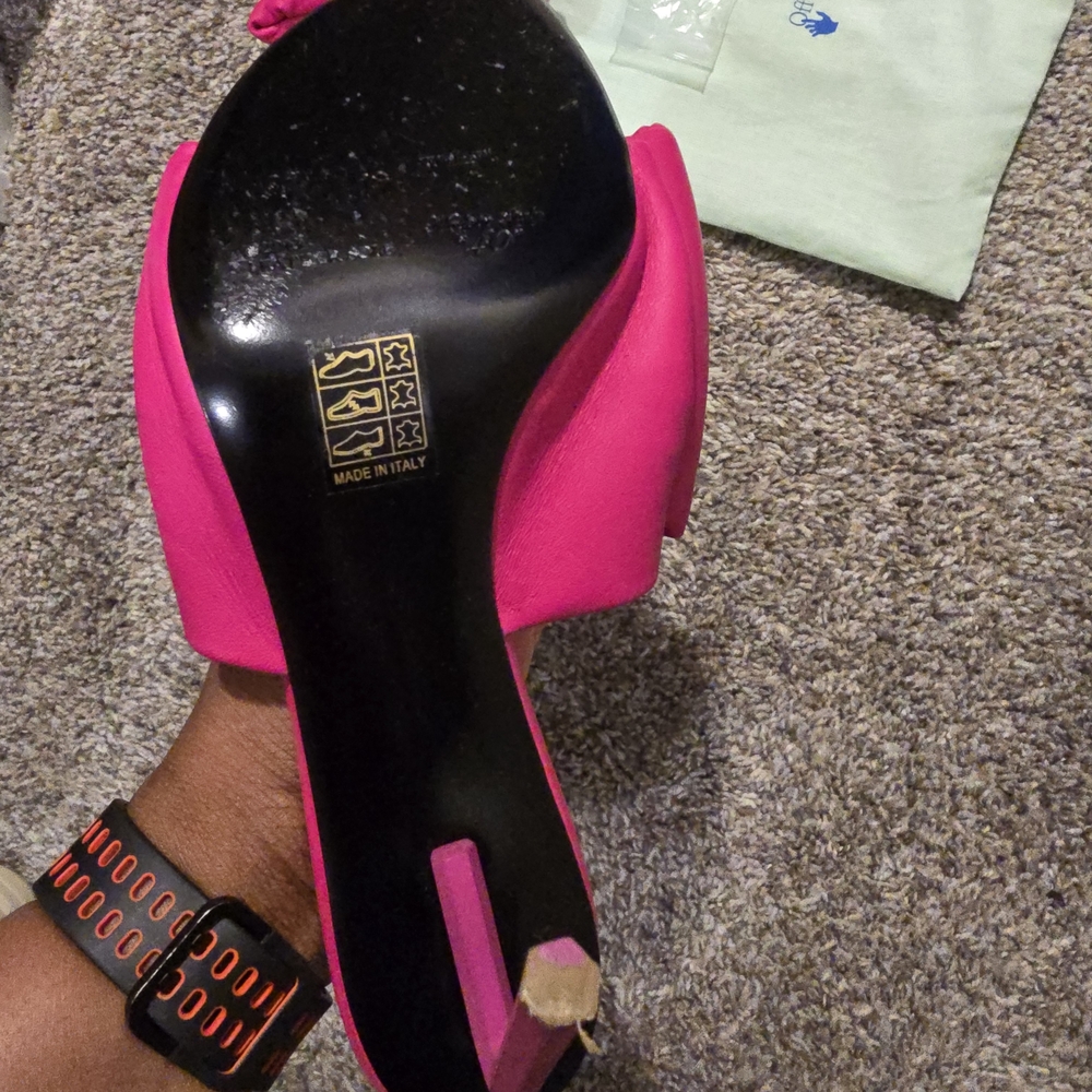 Off-White
100MM Nappa Bow Allen Key Heel Sandals Size 40 - Picture 3 of 8